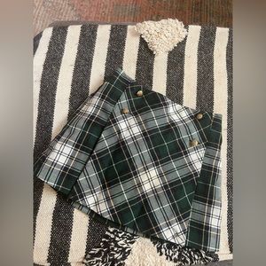 Janie and Jack plaid skirt